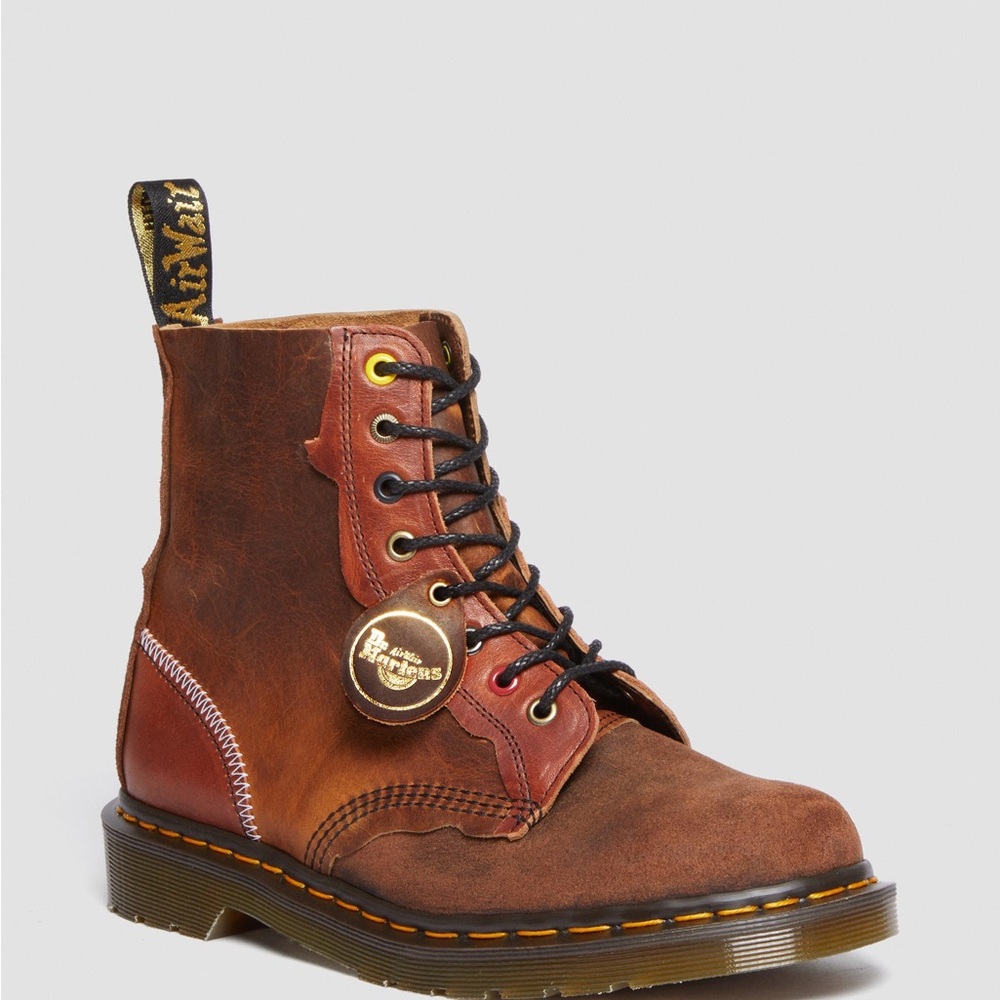 Dr. Martens made in England deadstock leather boots limited edition